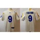 Men's Los Angeles Rams #9 Matthew Stafford Limited Bone Vapor Untouchable Jersey