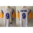 Men's Los Angeles Rams #9 Matthew Stafford Limited White Alternate Vapor Untouchable Jersey