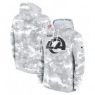 Men's Los Angeles Rams Arctic Camo 2024 Salute to Service Club Fleece Pullover Hoodie