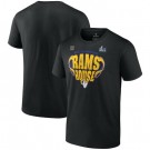 Men's Los Angeles Rams Black 2021 NFC Champions Hometown T-Shirt