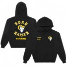 Men's Los Angeles Rams Black Born x Raised Pullover Hoodie