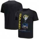 Men's Los Angeles Rams Black NFL x Staple World Renowned T Shirt