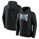 Men's Los Angeles Rams Black Super Bowl LVI Champions Parade Celebration Pullover Hoodie