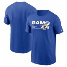 Men's Los Angeles Rams Blue Division Essential T Shirt