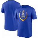 Men's Los Angeles Rams Blue Icon Legend Performance T Shirt