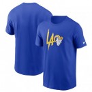 Men's Los Angeles Rams Blue Local Essential T Shirt