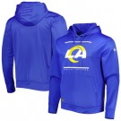 Men's Los Angeles Rams Blue Printed Pullover Hoodie 302543