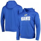Men's Los Angeles Rams Blue Printed Pullover Hoodie 302622
