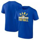 Men's Los Angeles Rams Blue Standard Arch Stripe T Shirt