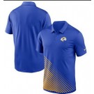 Men's Los Angeles Rams Blue Vapor Performance Polo