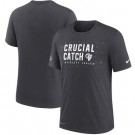 Men's Los Angeles Rams Charcoal 2021 Crucial Catch Performance T-Shirt