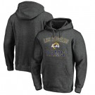 Men's Los Angeles Rams Charcoal Victory Arch Team Pullover Hoodie