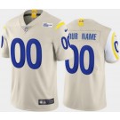 Men's Los Angeles Rams Customized Limited Bone 2020 Vapor Untouchable Jersey