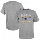 Men's Los Angeles Rams Gray Super Bowl LVI Champions Game Plan Hometown T-Shirt