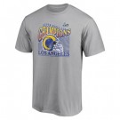 Men's Los Angeles Rams Gray Super Bowl LVI Champions Retro T-Shirt