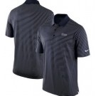 Men's Los Angeles Rams Navy Sideline Lock Up Victory Performance Polo