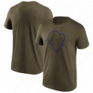 Men's Los Angeles Rams Olive Legacy Performance T Shirt
