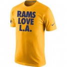 Men's Los Angeles Rams Printed T Shirt 1811