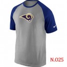 Men's Los Angeles Rams Printed T Shirt 1835