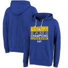 Men's Los Angeles Rams Royal Threads Super Bowl LVI Champions Pullover Hoodie