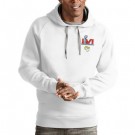 Men's Los Angeles Rams White Antigua Super Bowl LVI Bound Victory Pullover Hoodie