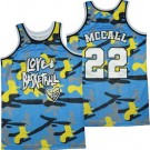 Men's Love and Basketball #22 Quincy McCall Blue Camo Basketball Jersey