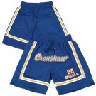 Men's Love and Basketball #22 Quincy McCall Blue Crenshaw Basketball Shorts