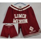 Men's Lower Merion High School Red Just Don Shorts
