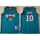 Men's Memphis Grizzlies #10 Mike Bibby Green 1998 Hollywood Classic Swingman Jersey
