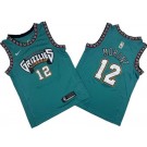 Men's Memphis Grizzlies #12 Ja Morant Aqua Icon Swingman Jersey