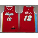 Men's Memphis Grizzlies #12 Ja Morant Red 2024 City Sponsor Swingman Jersey