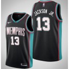 Men's Memphis Grizzlies #13 Jaren Jackson Jr Black Classic Icon Hot Press Jersey