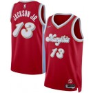 Men's Memphis Grizzlies #13 Jaren Jackson Jr Red 2024 City Heat Press Jersey