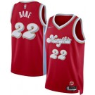 Men's Memphis Grizzlies #22 Desmond Bane Red 2024 City Heat Press Jersey