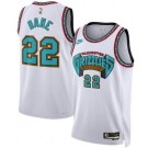 Men's Memphis Grizzlies #22 Desmond Bane White Classic Heat Press Jersey