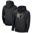 Men's Memphis Grizzlies Black 2021 City Edition Essential Logo Fleece Pullover Hoodie