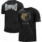 Men's Memphis Grizzlies Black 2022 City Edition Brushed Jersey T Shirt