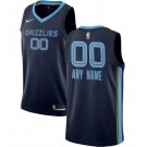 Men's Memphis Grizzlies Customized Navy Stitched Swingman Jersey