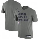 Men's Memphis Grizzlies Gray Sideline Legend Performance Practice T Shirt