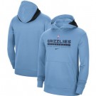 Men's Memphis Grizzlies Light Blue Spotlight On Court Practice Performance Pullover Hoodie