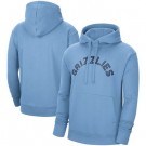 Men's Memphis Grizzlies Light Blue Statement Edition Pullover Hoodie