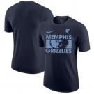 Men's Memphis Grizzlies Navy Courtside This Is Our Year T Shirt