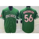 Men's Mexico #56 Randy Arozarena Green 2023 World Baseball Classic Cool Base Jersey