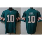Men's Miami Dolphins #10 Tyreek Hill Limited Aqua Alternate Vapor Jersey