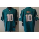 Men's Miami Dolphins #10 Tyreek Hill Limited Aqua Vapor Jersey
