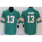 Men's Miami Dolphins #13 Dan Marino Limited Aqua Throwback Vapor Untouchable Jersey