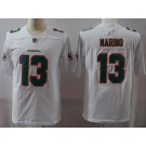 Men's Miami Dolphins #13 Dan Marino Limited White Vapor Untouchable Jersey