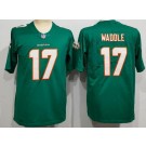 Men's Miami Dolphins #17 Jaylen Waddle Limited Aqua Vapor Jersey