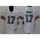 Men's Miami Dolphins #17 Jaylen Waddle Limited White Alternate Vapor Jersey