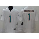 Men's Miami Dolphins #1 Tua Tagovailoa Limited White Vapor Untouchable Jersey